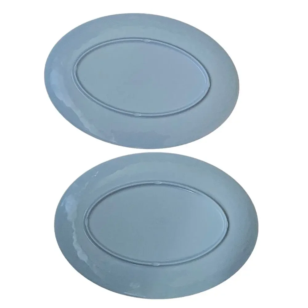 Set of Two Decorative Serving Platters